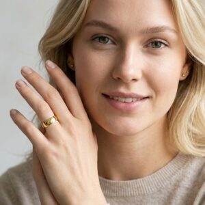 18k Inka del sol ring